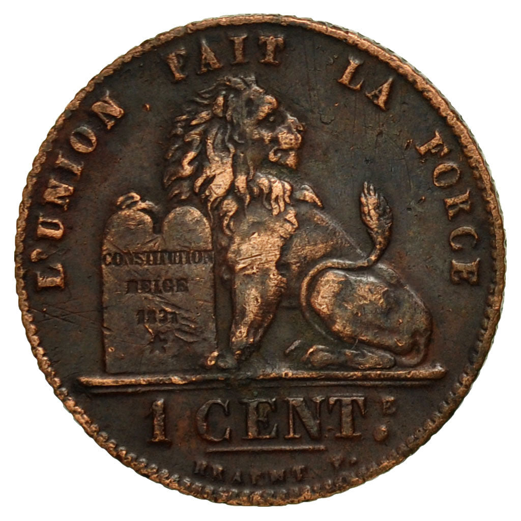 Moneda, Bélgica, Centime, 1914, BC+, Cobre, KM:76