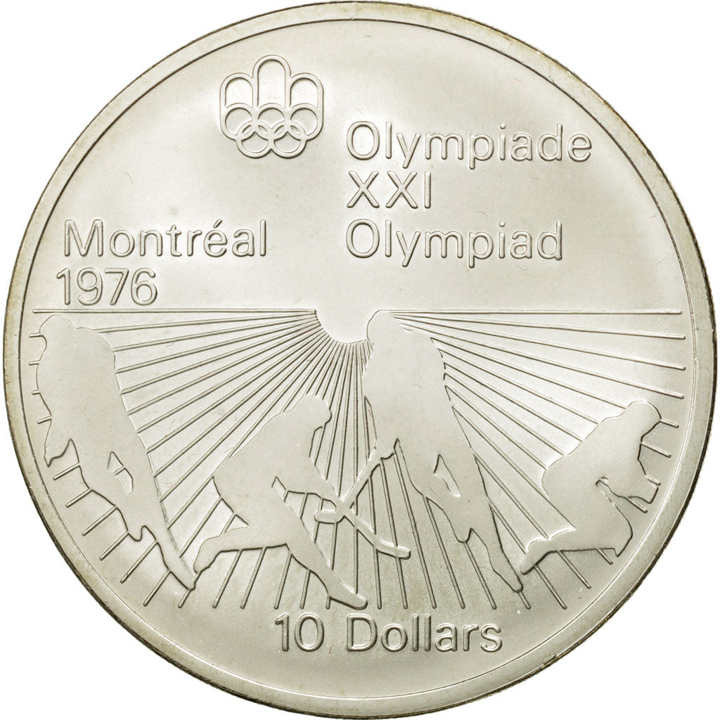 Münze, Kanada, Elizabeth II, 10 Dollars, 1976, Royal Canadian Mint, Ottawa, VZ