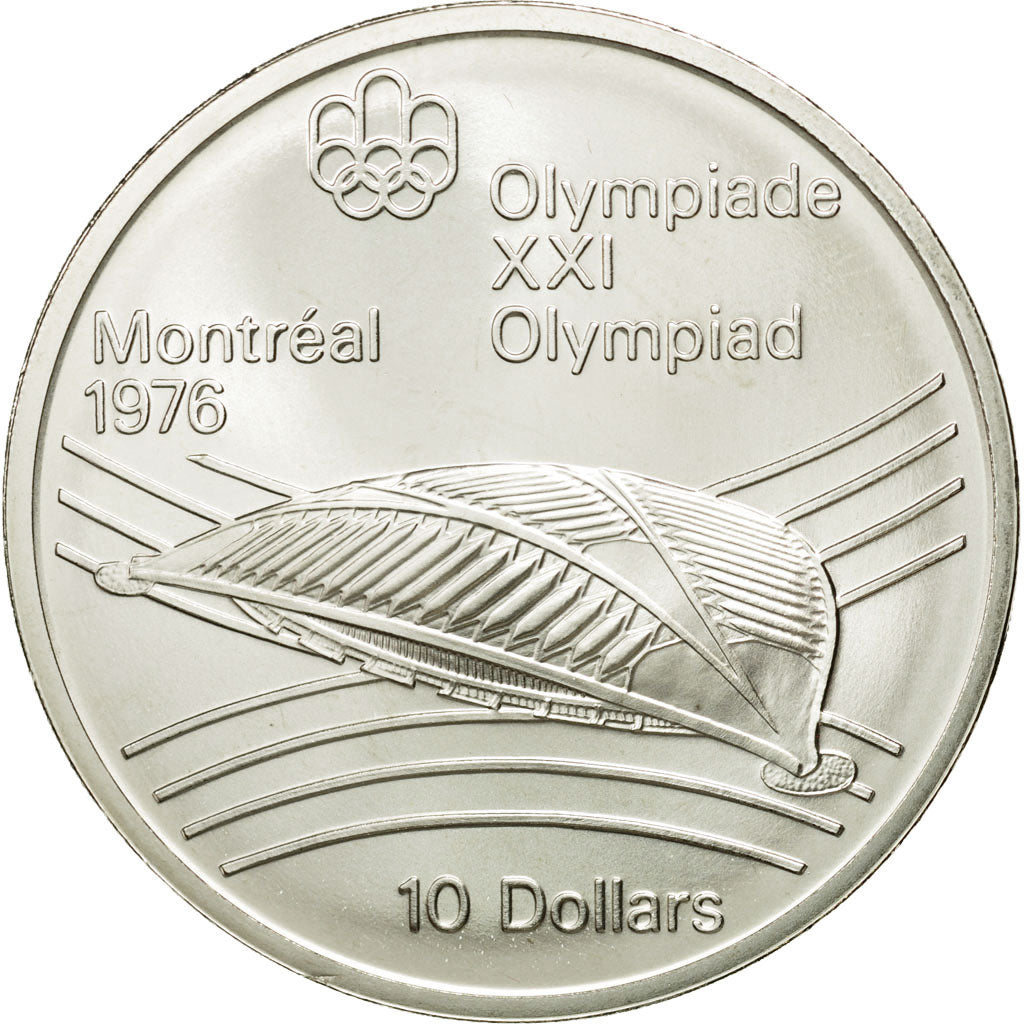 Coin, Canada, Elizabeth II, 10 Dollars, 1976, Royal Canadian Mint, Ottawa