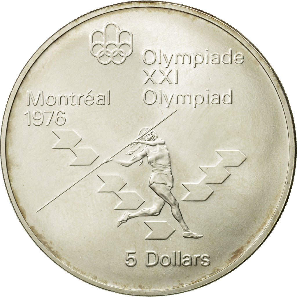 Coin, Canada, Elizabeth II, 5 Dollars, 1975, Royal Canadian Mint, Ottawa