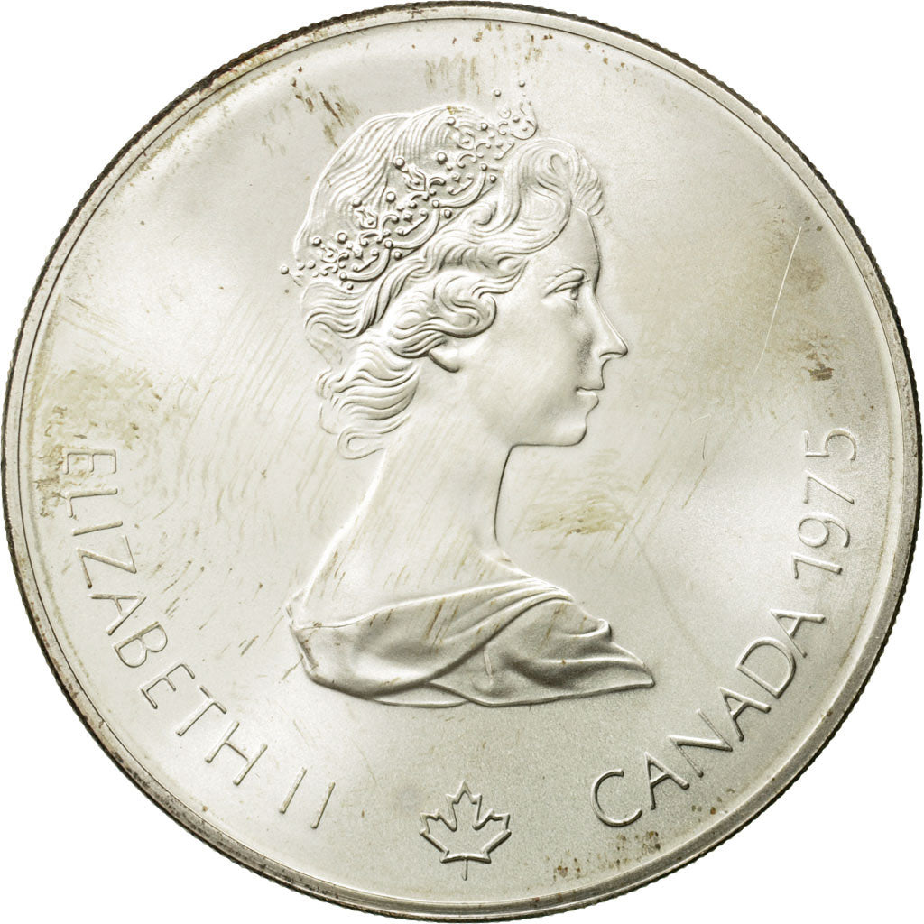 Coin, Canada, Elizabeth II, 5 Dollars, 1975, Royal Canadian Mint, Ottawa