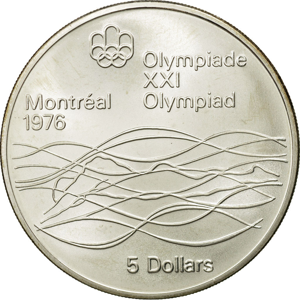 Coin, Canada, Elizabeth II, 5 Dollars, 1975, Royal Canadian Mint, Ottawa