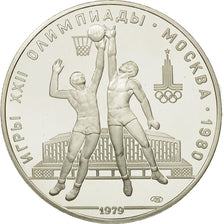 Munten, Rusland, 10 Roubles, 1979, Saint-Petersburg, PR, Zilver, KM:168