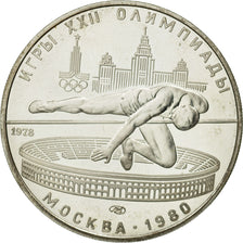 Moneda, Rusia, 5 Roubles, 1978, Saint-Petersburg, EBC, Plata, KM:156