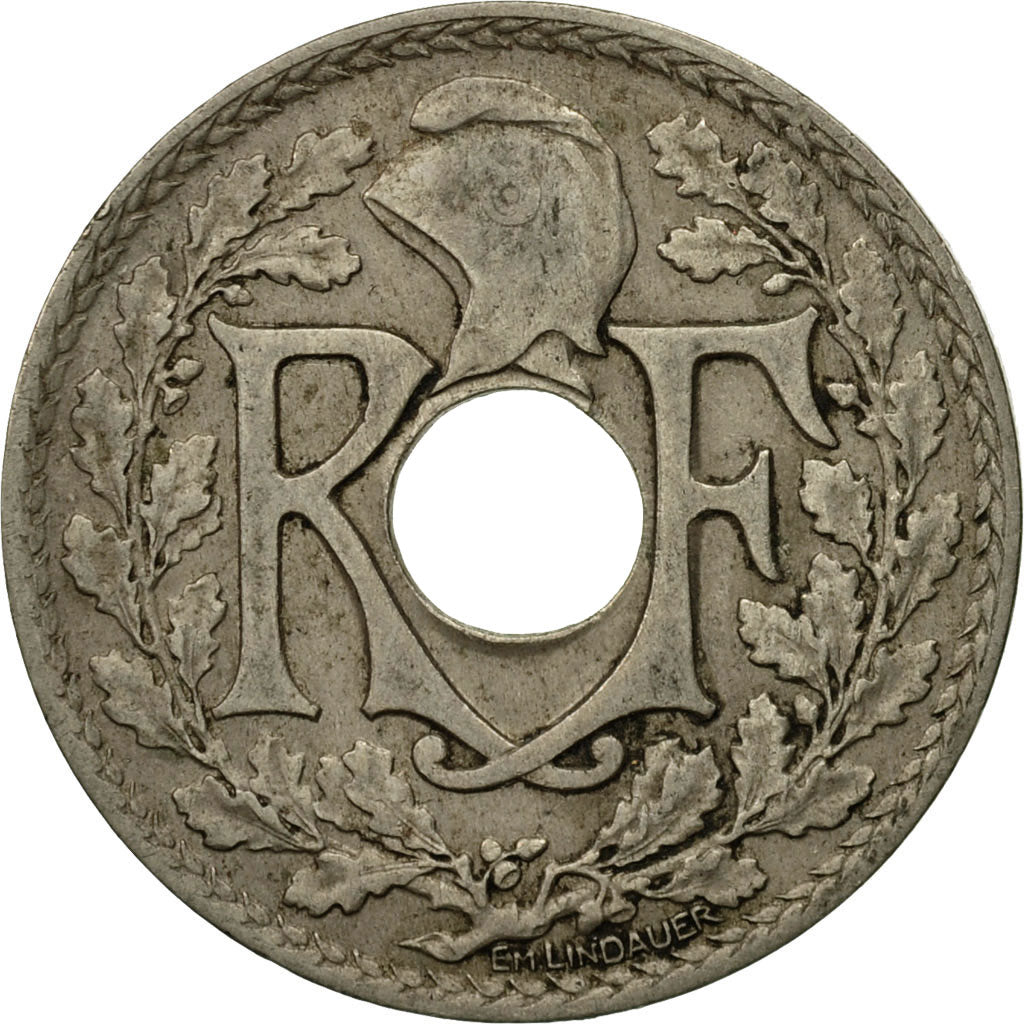 Münze, Frankreich, Lindauer, 25 Centimes, 1936, SS, Copper-nickel, KM:867a