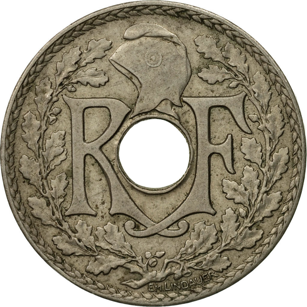 Moneta, Francia, Lindauer, 25 Centimes, 1936, BB, Rame-nichel, KM:867a