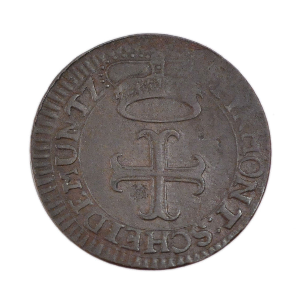 Coin, German States, PYRMONT, Karl August Friedrich, 2 Pfennige, 1761