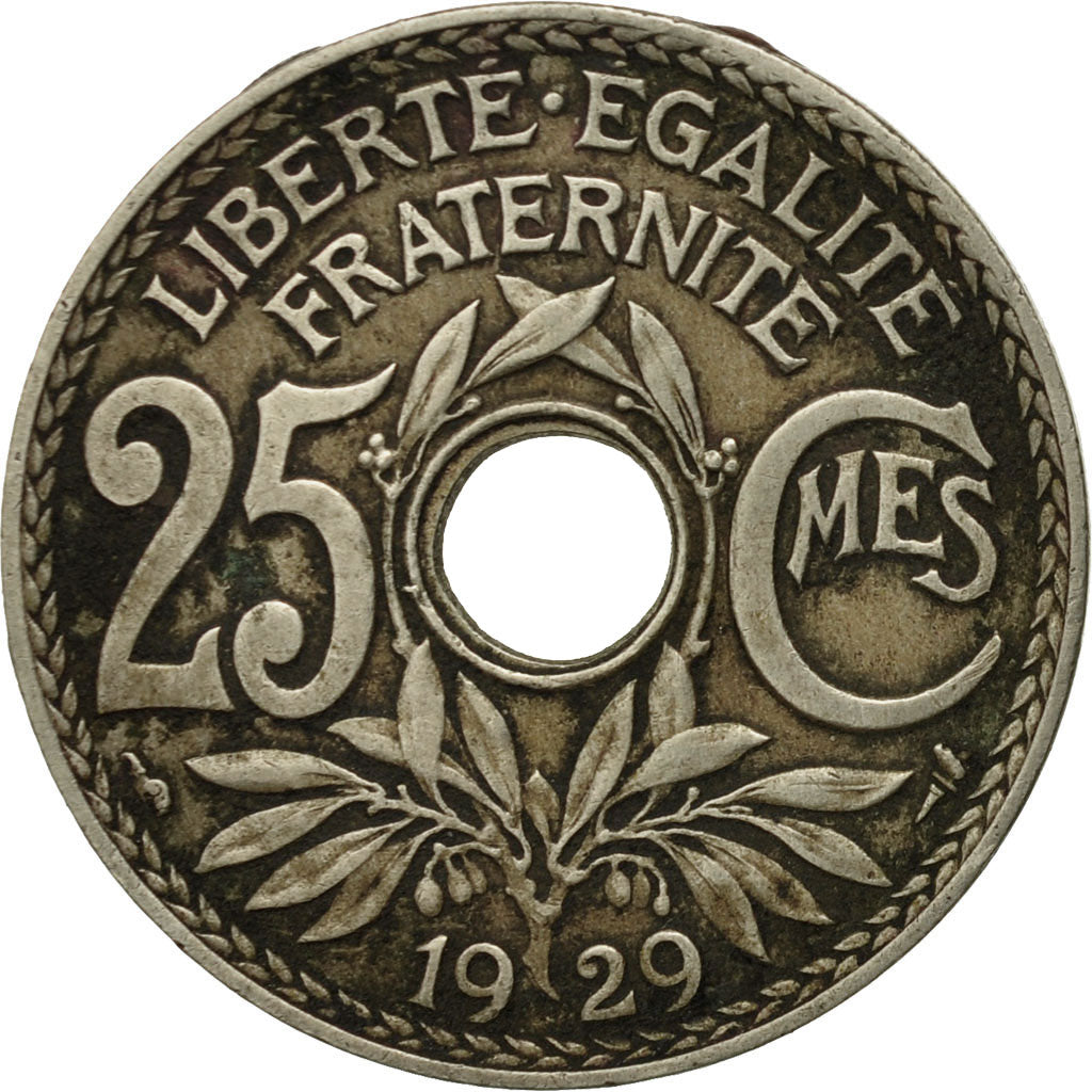 Coin, France, Lindauer, 25 Centimes, 1929, VF(30-35), Copper-nickel, KM:867a
