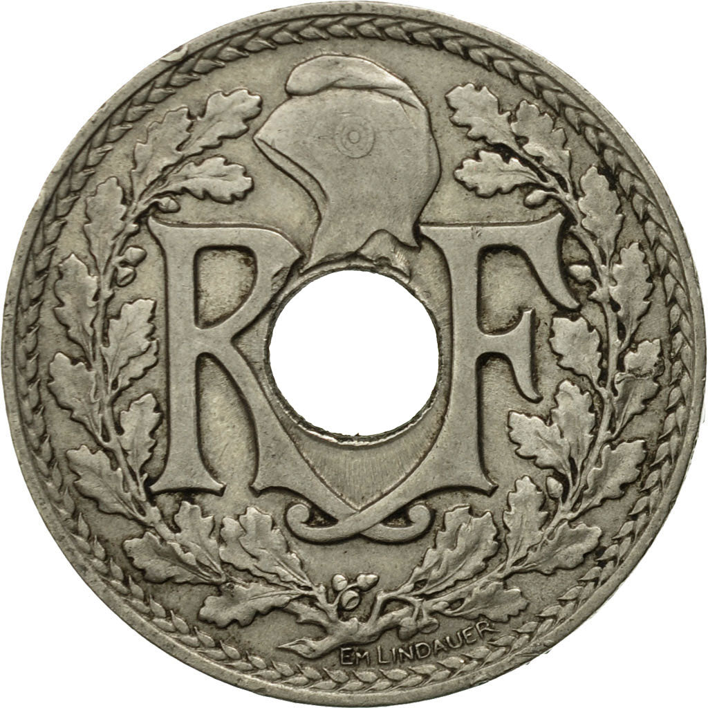 Moneta, Francia, Lindauer, 25 Centimes, 1915, BB, Nichel, KM:867, Gadoury:379