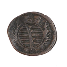 GERMAN STATES, Heller, 1731, Saalfeld, KM #94, VF(30-35), Copper, 16-18, 0.80