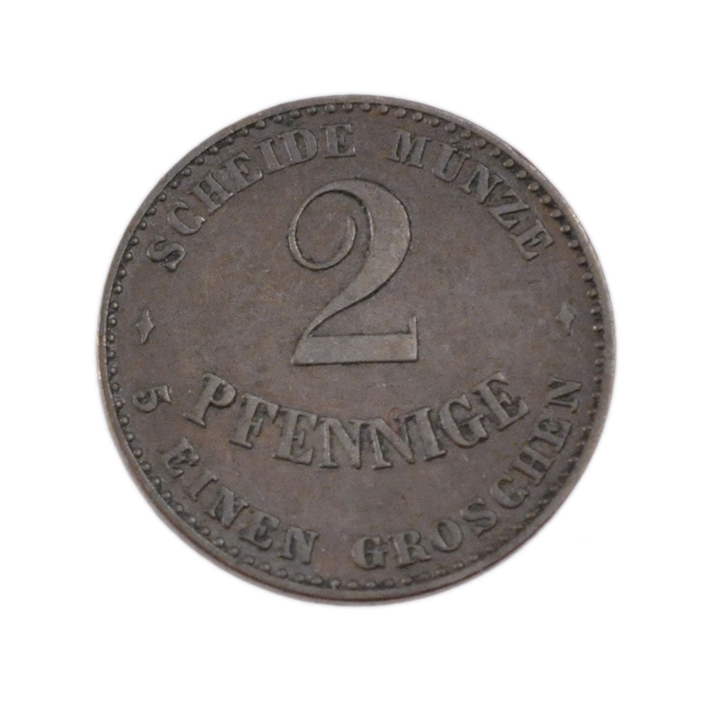Allemagne, Saxe-Cobourg Gotha, 2 Pfennige