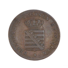 GERMAN STATES, 2 Pfennig, 1863, KM #171, EF(40-45), Copper, 2.40