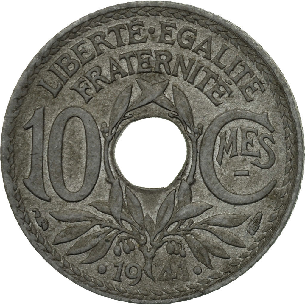 Coin, France, Lindauer, 10 Centimes, 1941, Paris, VF(30-35), Zinc, KM:896
