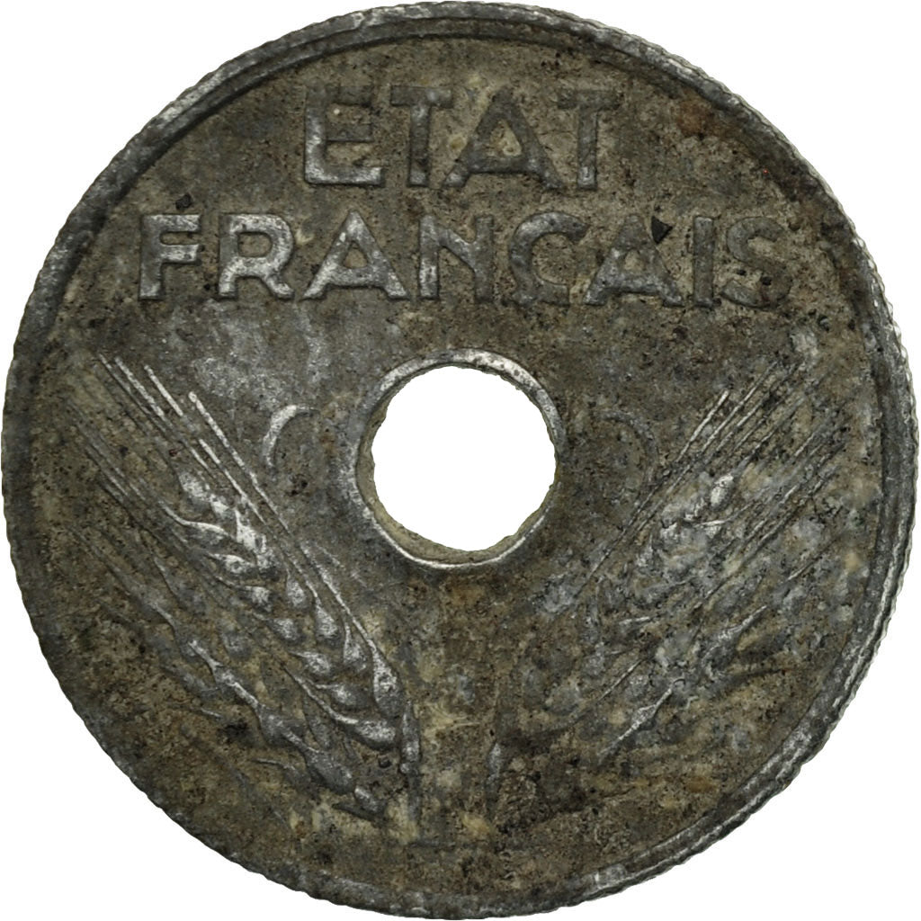 Monnaie, France, État français, 10 Centimes, 1944, Paris, TB, Zinc