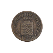German States, SAXONY-ALBERTINE, Friedrich August II, 1/2 Neu-Groschen, 5 Pfe...
