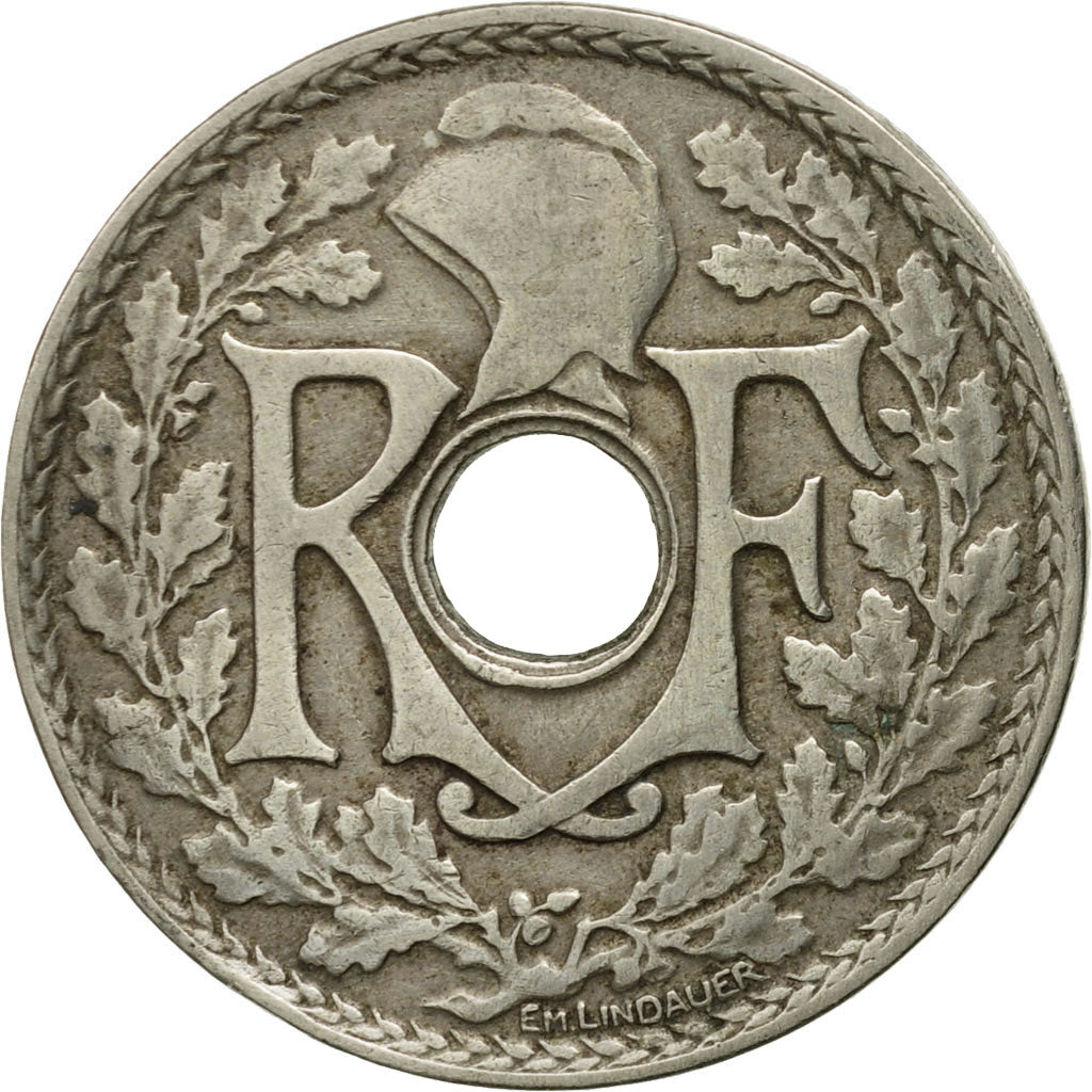 Coin, France, Lindauer, 25 Centimes, 1920, EF(40-45), Copper-nickel, KM:867a