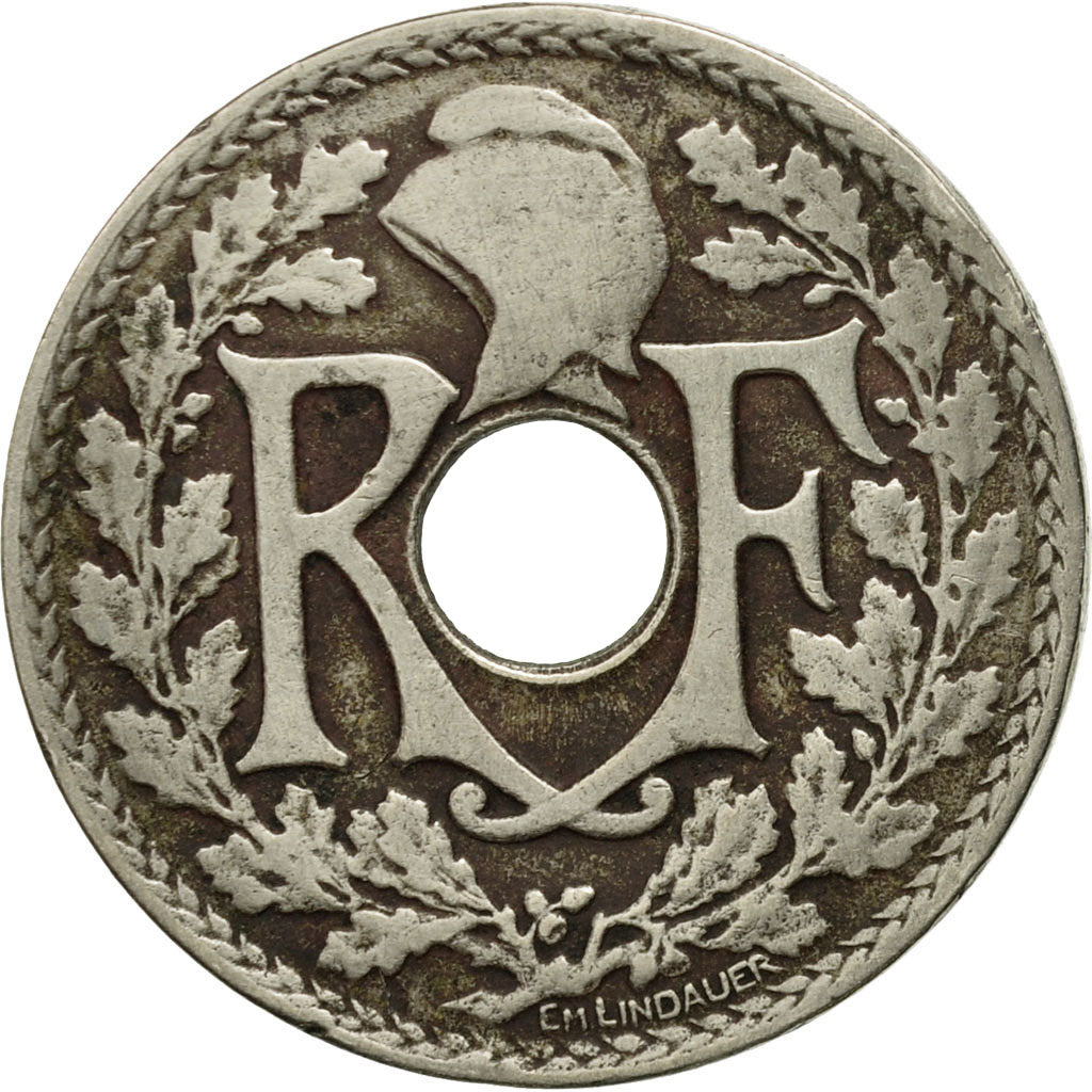 Münze, Frankreich, Lindauer, 25 Centimes, 1917, S, Copper-nickel, KM:867a