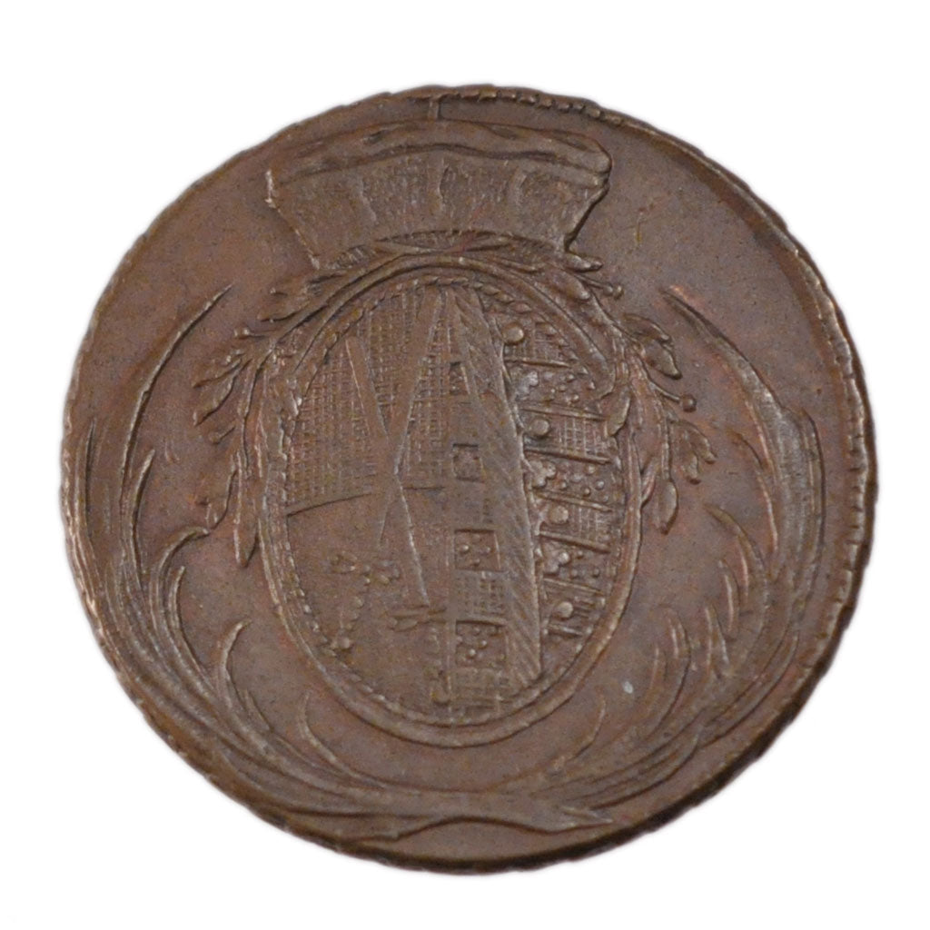 German States, 3 Pfennig, 1799, Dresde, KM #1037, EF(40-45), Copper, 8.50