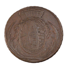 German States, 3 Pfennig, 1799, Dresde, KM #1037, EF(40-45), Copper, 8.50