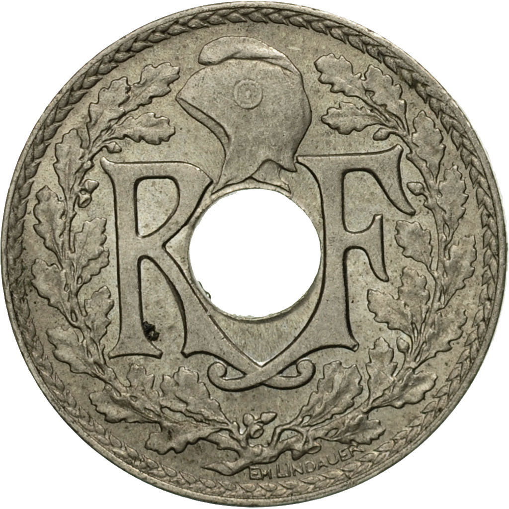 Münze, Frankreich, Lindauer, 5 Centimes, 1937, Paris, SS, Copper-nickel