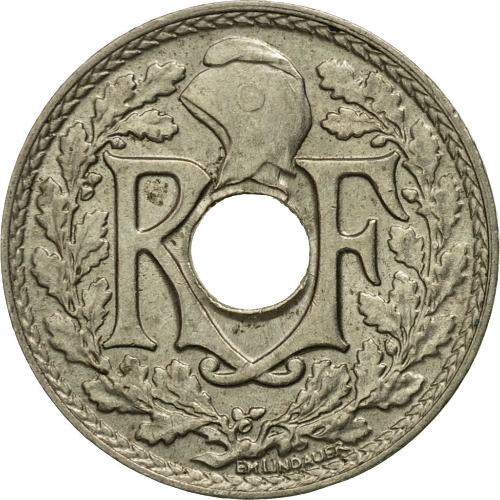 Moneta, Francia, Lindauer, 5 Centimes, 1939, Paris, BB, Nichel-bronzo, KM:875a