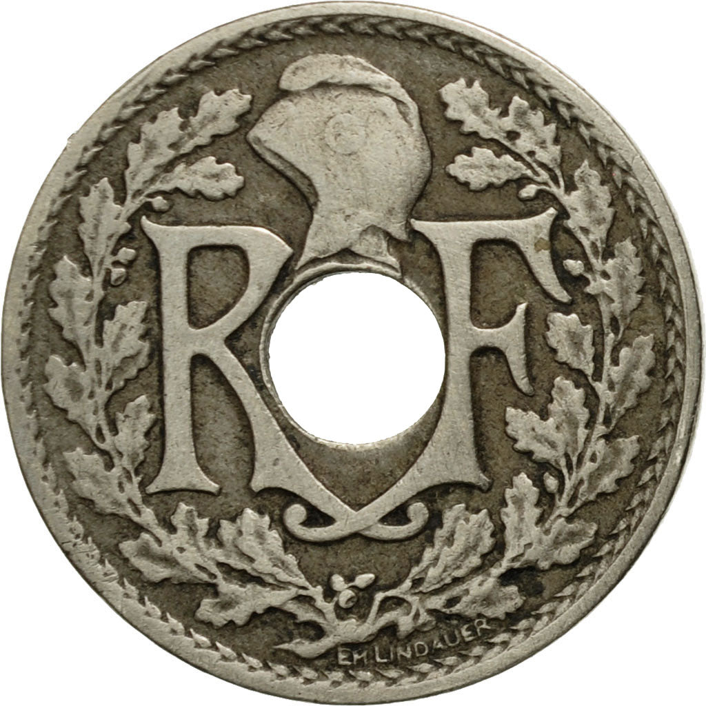 Monnaie, France, Lindauer, 5 Centimes, 1927, Paris, TB+, Copper-nickel