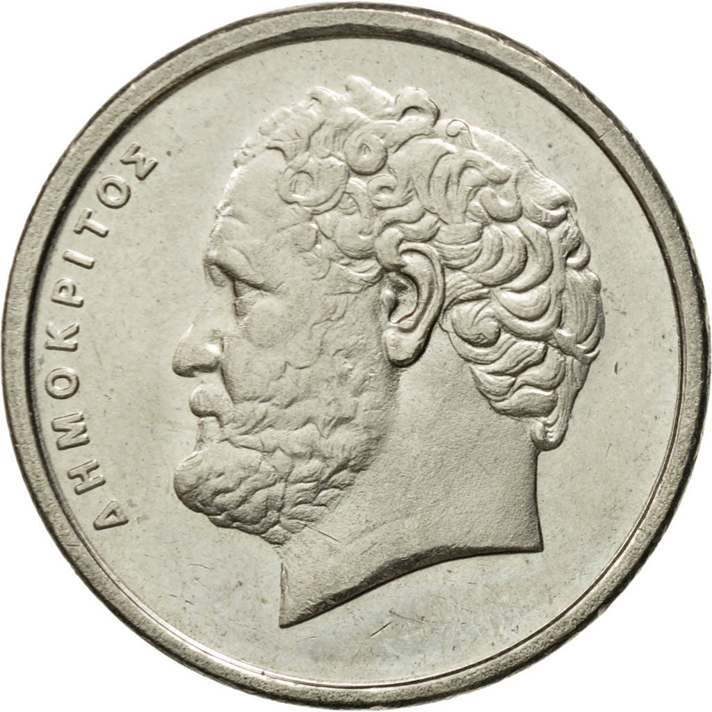Moneta, Grecja, 10 Drachmes, 1994, AU(50-53), Miedź-Nikiel, KM:132