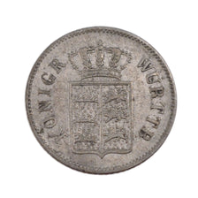 Monnaie, Etats allemands, WURTTEMBERG, Wilhelm I, 6 Kreuzer, 1850, TTB, Argent