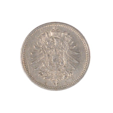 GERMANY - EMPIRE, 20 Pfennig, 1874, Berlin, KM #5, EF(40-45), Silver, 1.10