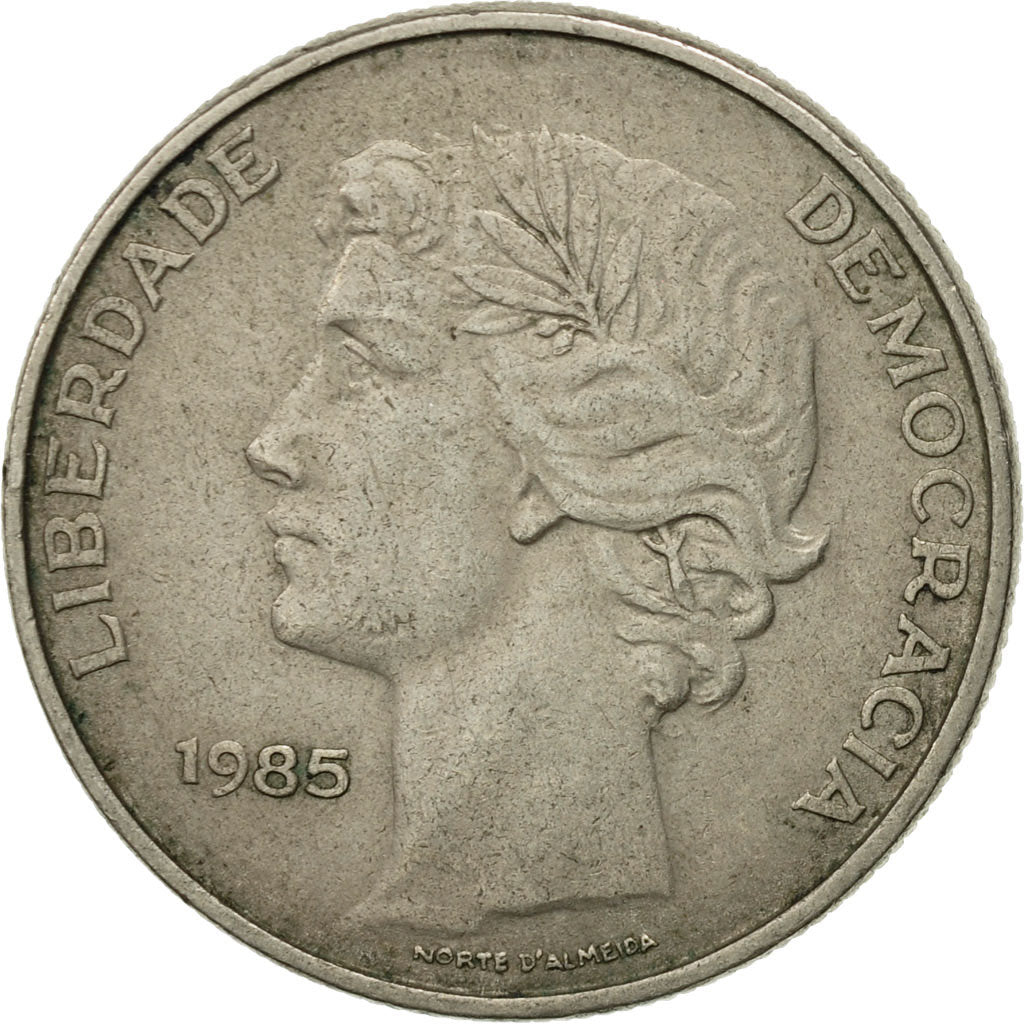 Monnaie, Portugal, 25 Escudos, 1985, TB+, Copper-nickel, KM:607a
