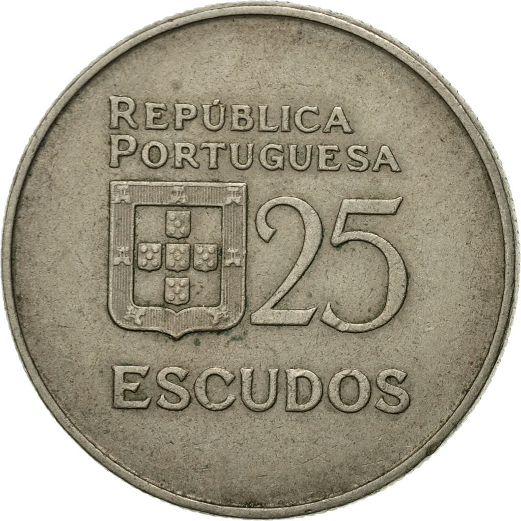 Monnaie, Portugal, 25 Escudos, 1985, TB+, Copper-nickel, KM:607a