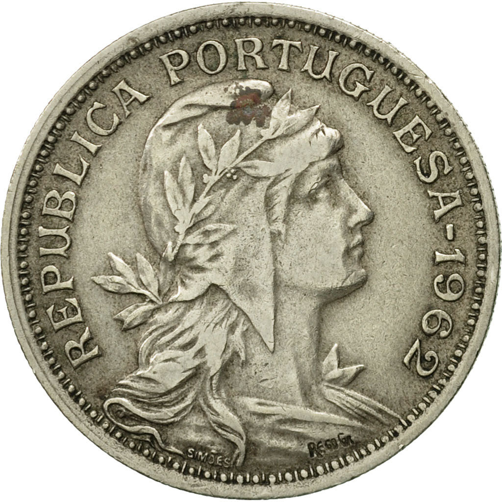 Moneta, Portogallo, 50 Centavos, 1962, MB, Rame-nichel, KM:577