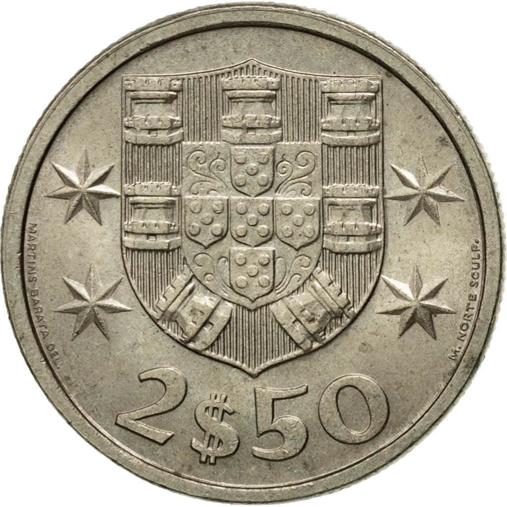 Monnaie, Portugal, 2-1/2 Escudos, 1981, TB+, Copper-nickel, KM:590