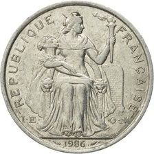 Münze, French Polynesia, 5 Francs, 1986, Paris, S+, Aluminium, KM:12