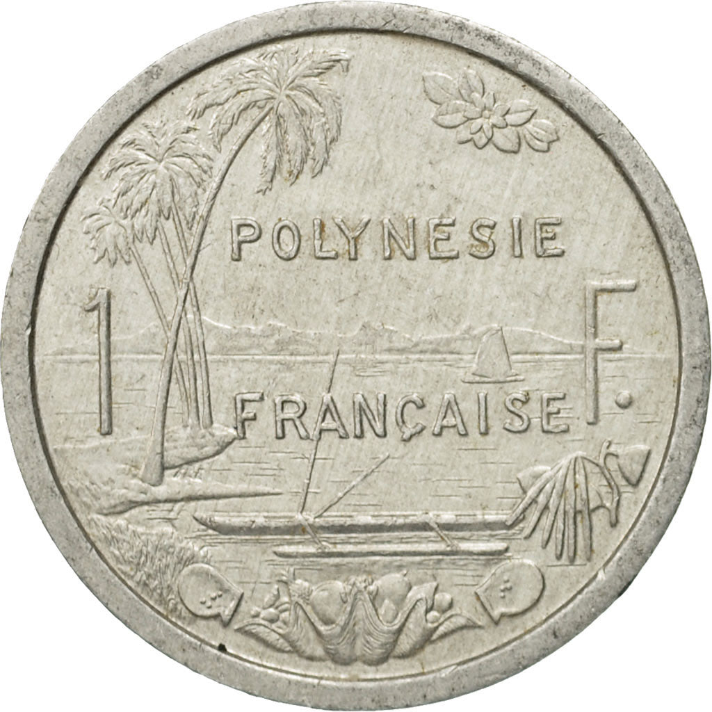 Coin, French Polynesia, Franc, 1983, Paris, EF(40-45), Aluminum, KM:11