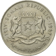 Moneta, Somalia, Scellino / Shilling, 1967, BB, Rame-nichel, KM:9