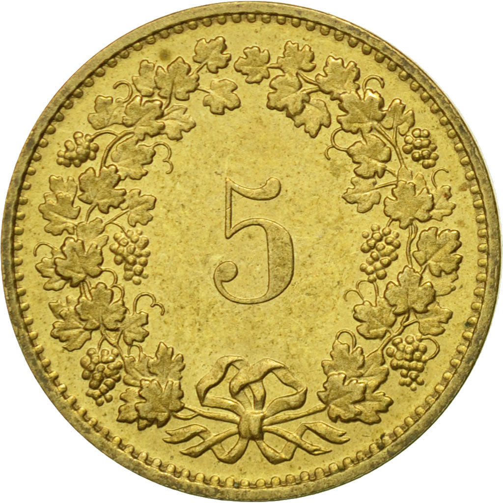 Coin, Switzerland, 5 Rappen, 1982, Bern, VF(30-35), Aluminum-Bronze, KM:26c