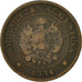 Coin, Argentina, Centavo, 1884, VF(30-35), Bronze, KM:32
