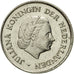 Moneda, Países Bajos, Juliana, 25 Cents, 1972, MBC, Níquel, KM:183