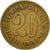 Moneta, Iugoslavia, 20 Para, 1975, BB, Ottone, KM:45