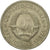 Moneta, Jugosławia, 2 Dinara, 1981, VF(30-35), Miedź-Nikiel-Cynk, KM:57