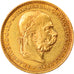 Moneda, Austria, Franz Joseph I, 20 Corona, 1892, EBC+, Oro