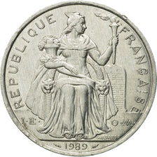 Monnaie, Nouvelle-Calédonie, 5 Francs, 1989, Paris, TTB+, Aluminium, KM:16