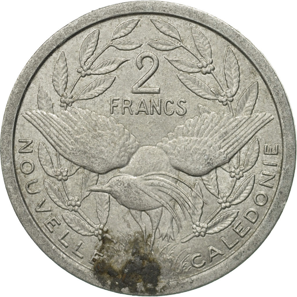 Münze, Neukaledonien, 2 Francs, 1982, Paris, S, Aluminium, KM:14