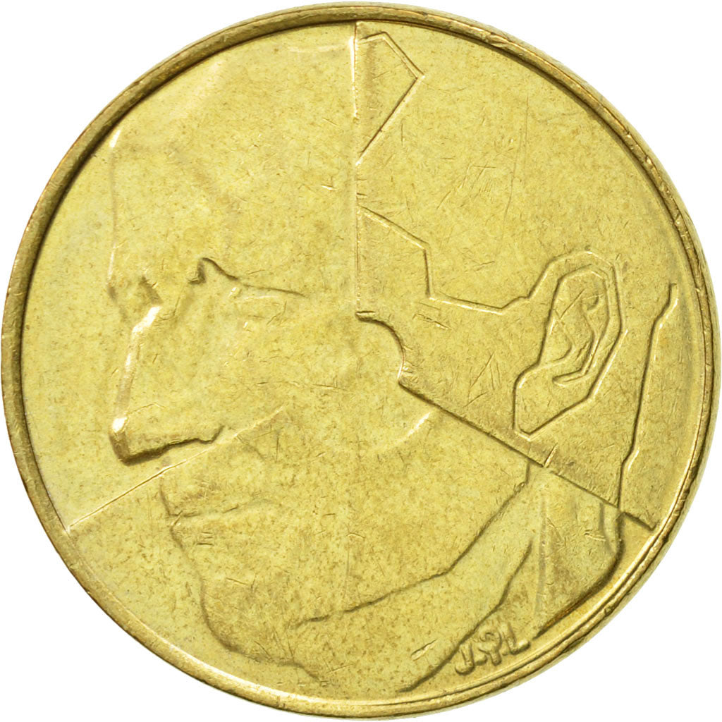 Moneda, Bélgica, 5 Francs, 5 Frank, 1993, MBC, Brass Or Aluminum-Bronze, KM:163