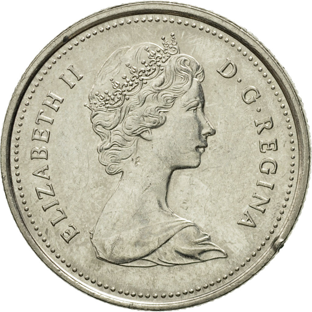 Coin, Canada, Elizabeth II, 25 Cents, 1986, Royal Canadian Mint, Ottawa