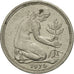 Münze, Bundesrepublik Deutschland, 50 Pfennig, 1976, Munich, S+, Copper-nickel