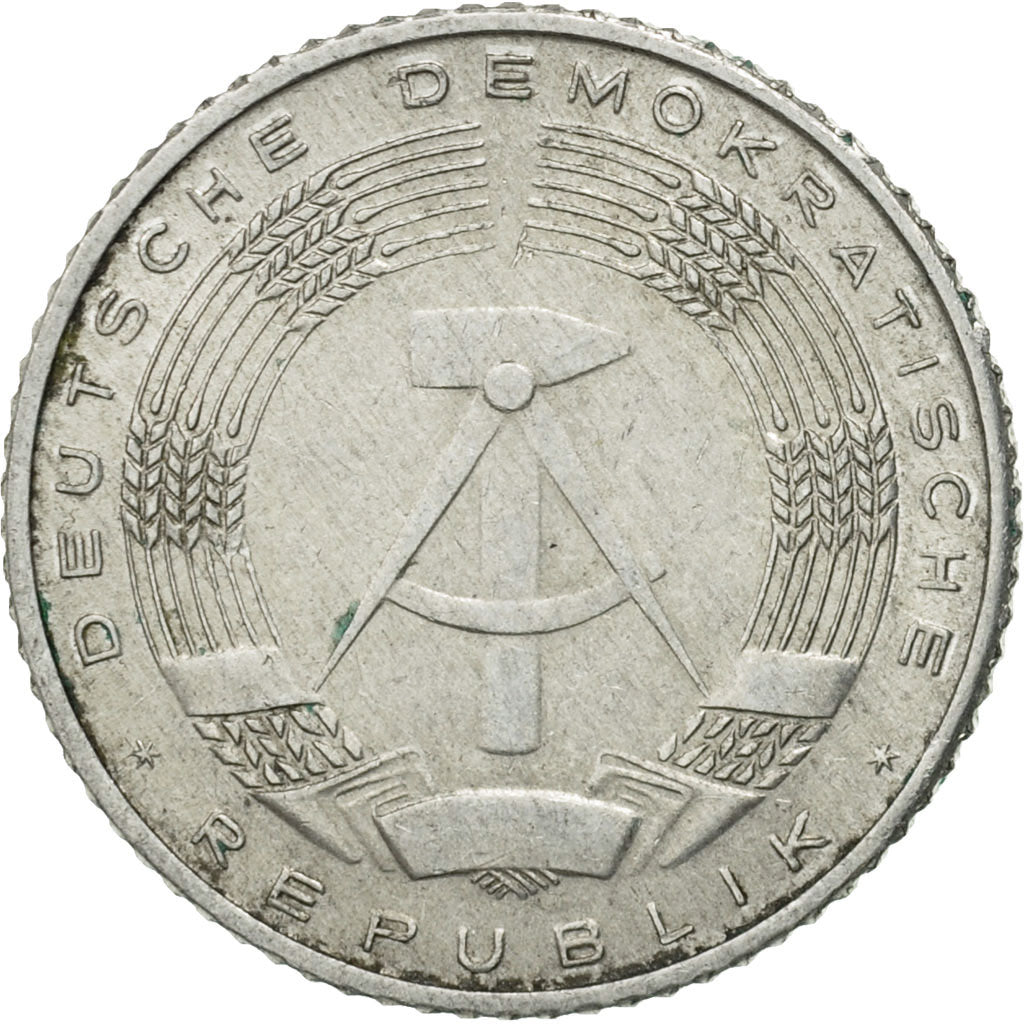 Coin, GERMAN-DEMOCRATIC REPUBLIC, 50 Pfennig, 1968, Berlin, VF(30-35), Aluminum