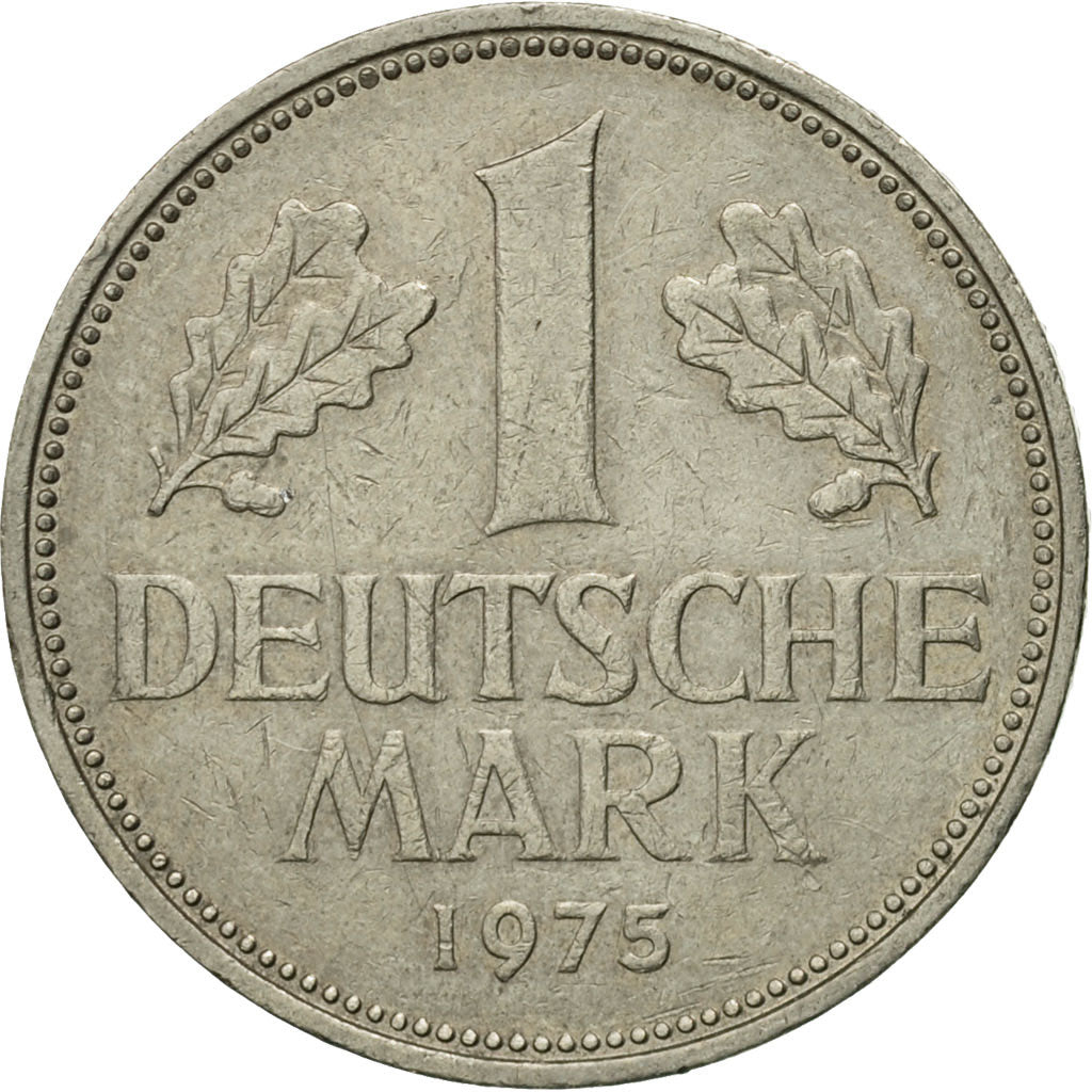 Coin, GERMANY - FEDERAL REPUBLIC, Mark, 1975, Karlsruhe, VF(30-35)