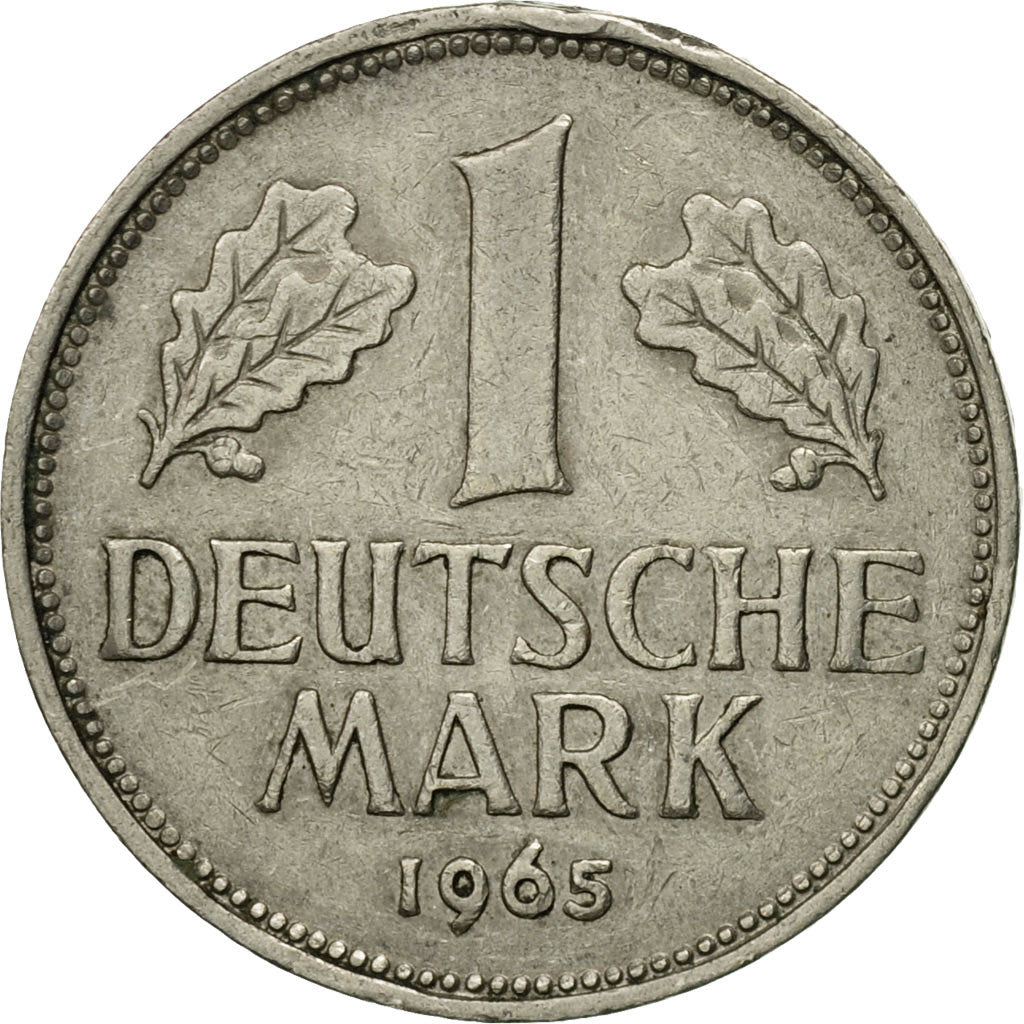 Münze, Bundesrepublik Deutschland, Mark, 1965, Stuttgart, S+, Copper-nickel